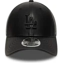 bone-curvo-preto-snapback-com-logo-preto-9forty-m-crown-pu-da-los-angeles-dodgers-mlb-da-new-era
