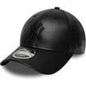 bone-curvo-preto-snapback-com-logo-preto-9forty-m-crown-pu-da-new-york-yankees-mlb-da-new-era