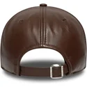 bone-curvo-castanho-ajustavel-9forty-m-crown-img-leather-da-new-york-yankees-mlb-da-new-era