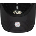 bone-curvo-preto-ajustavel-com-logo-bege-9twenty-quilted-da-new-york-yankees-mlb-da-new-era