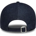 bone-curvo-azul-marinho-ajustavel-para-mulheres-9forty-sequin-denim-da-new-york-yankees-mlb-da-new-era