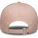 bone-curvo-rosa-ajustavel-para-mulheres-com-logo-rosa-9forty-league-essential-da-los-angeles-dodgers-mlb-da-new-era