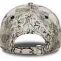 bone-curvo-cinza-ajustavel-para-mulheres-9forty-snake-da-new-york-yankees-mlb-da-new-era