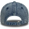 bone-curvo-azul-ajustavel-para-mulheres-9twenty-denim-da-los-angeles-dodgers-mlb-da-new-era