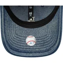 bone-curvo-azul-ajustavel-para-mulheres-9twenty-denim-da-los-angeles-dodgers-mlb-da-new-era