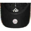 bone-curvo-multicolor-ajustavel-para-mulheres-9twenty-floral-da-new-york-yankees-mlb-da-new-era
