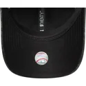 bone-curvo-preto-ajustavel-para-mulheres-com-logo-preto-9twenty-worn-pu-da-new-york-yankees-mlb-da-new-era