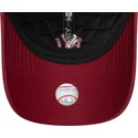 bone-curvo-vermelho-ajustavel-para-mulheres-com-logo-vermelho-9twenty-padded-da-new-york-yankees-mlb-da-new-era