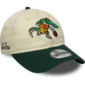bone-curvo-bege-e-verde-ajustavel-para-crianca-9twenty-mascot-da-new-era