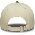 bone-curvo-bege-e-azul-marinho-ajustavel-para-crianca-9twenty-mascot-da-new-era