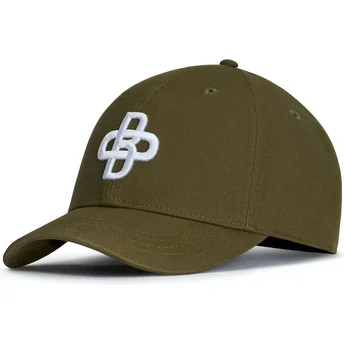 Boné curvo verde ajustável Baseball Peach OBL051 da Oblack