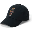 bone-curvo-preto-ajustavel-classic-sport-polo-holiday-bear-da-polo-ralph-lauren