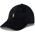 bone-curvo-preto-ajustavel-classic-sport-corduroy-da-polo-ralph-lauren
