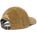 bone-curvo-castanho-claro-ajustavel-classic-sport-corduroy-da-polo-ralph-lauren