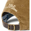 bone-curvo-castanho-claro-ajustavel-classic-sport-corduroy-da-polo-ralph-lauren