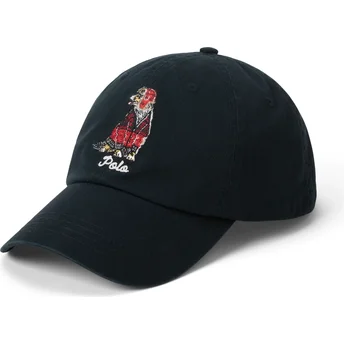 Boné curvo preto ajustável Classic Sport Dog da Polo Ralph Lauren