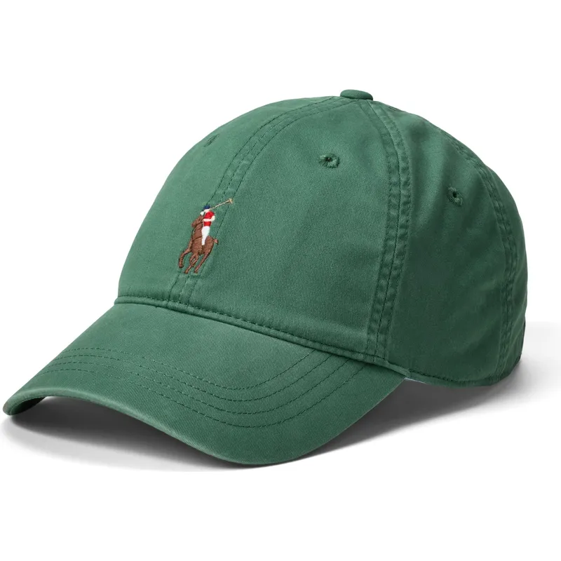 bone-curvo-verde-ajustavel-classic-sport-stretch-cotton-twill-da-polo-ralph-lauren