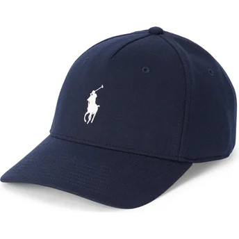 Boné curvo azul marinho snapback Modern Double Knit Jacquard da Polo Ralph Lauren
