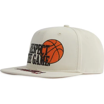 Boné plano bege snapback Respect The Game Slogan da AND1