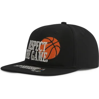 Boné plano preto snapback Respect The Game Slogan da AND1