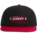 bone-plano-preto-e-vermelho-snapback-graffiti-logo-da-and1