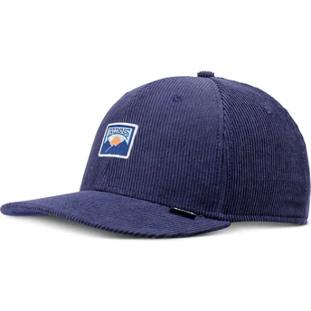 Boné curvo azul marinho snapback TrueFit Cord Mountains da Djinns