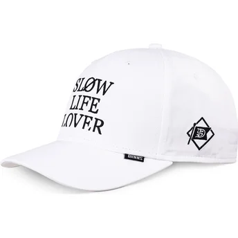 Boné curvo branco ajustável TrueFit Slow Life Lover da Djinns