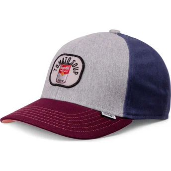 Boné curvo multicolor snapback para criança Food Tomato Soup da Djinns