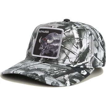 Boné curvo camuflagem snapback búfalo Ruthless Camo Desaturated Camo The Farm da Goorin Bros.