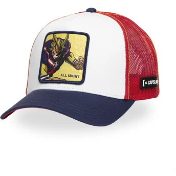 Boné trucker multicolor All Might MHA ALL My Hero Academia da Capslab