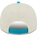 bone-curvo-bege-e-azul-snapback-9fifty-a-frame-precurved-hardwood-classics-da-charlotte-hornets-nba-da-new-era