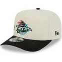 bone-curvo-bege-e-preto-snapback-9fifty-a-frame-precurved-hardwood-classics-da-detroit-pistons-nba-da-new-era