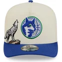 bone-curvo-bege-e-azul-snapback-9fifty-a-frame-precurved-hardwood-classics-da-minnesota-timberwolves-nba-da-new-era