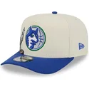 bone-curvo-bege-e-azul-snapback-9fifty-a-frame-precurved-hardwood-classics-da-minnesota-timberwolves-nba-da-new-era