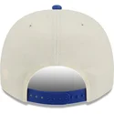 bone-curvo-bege-e-azul-snapback-9fifty-a-frame-precurved-hardwood-classics-da-new-york-knicks-nba-da-new-era