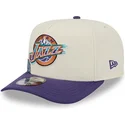 bone-curvo-bege-e-violeta-snapback-9fifty-a-frame-precurved-hardwood-classics-da-utah-jazz-nba-da-new-era