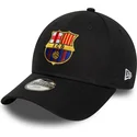 bone-curvo-preto-ajustavel-para-crianca-da-fc-barcelona-laliga-9forty-core-da-new-era