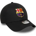 bone-curvo-preto-ajustavel-para-crianca-da-fc-barcelona-laliga-9forty-core-da-new-era
