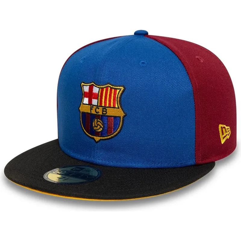 bone-plano-azul-e-vermelho-justo-da-fc-barcelona-laliga-59fifty-mes-que-un-club-da-new-era