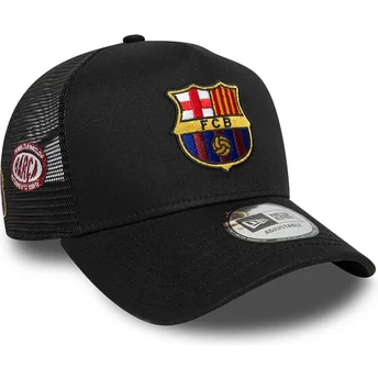 Boné trucker preto da FC Barcelona LALIGA A Frame Patch da New Era