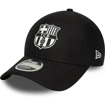 Boné curvo preto snapback da FC Barcelona LALIGA 9FORTY M-Crown Diamond Era da New Era