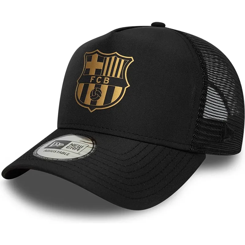 bone-trucker-preto-da-fc-barcelona-laliga-a-frame-gold-da-new-era