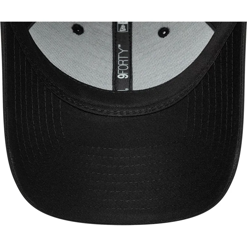 bone-curvo-preto-ajustavel-da-fc-barcelona-laliga-9forty-gold-da-new-era