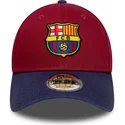 bone-curvo-vermelho-e-azul-ajustavel-da-fc-barcelona-laliga-9forty-contrast-da-new-era