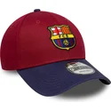 bone-curvo-vermelho-e-azul-ajustavel-da-fc-barcelona-laliga-9forty-contrast-da-new-era