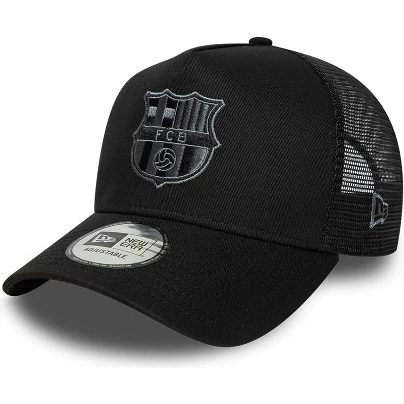 bone-trucker-preto-da-fc-barcelona-laliga-a-frame-tonal-da-new-era