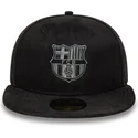 bone-plano-preto-justo-com-logo-preto-da-fc-barcelona-laliga-59fifty-mes-que-un-club-da-new-era