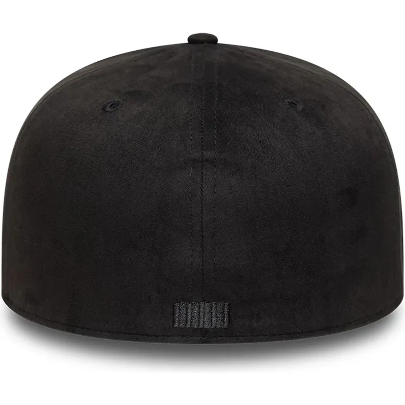 bone-plano-preto-justo-com-logo-preto-da-fc-barcelona-laliga-59fifty-mes-que-un-club-da-new-era