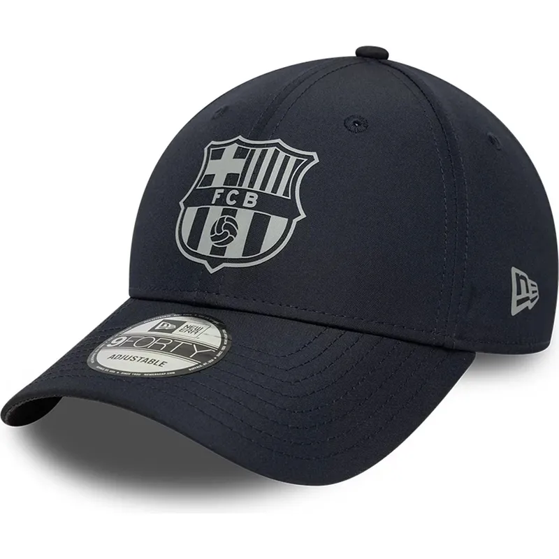 bone-curvo-azul-marinho-ajustavel-da-fc-barcelona-laliga-9forty-reflective-da-new-era