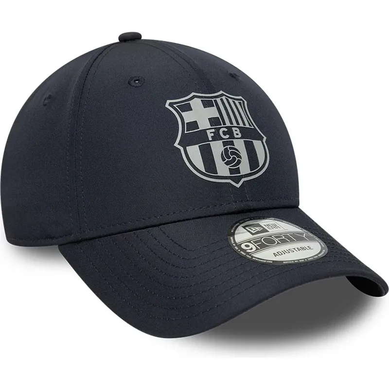 bone-curvo-azul-marinho-ajustavel-da-fc-barcelona-laliga-9forty-reflective-da-new-era